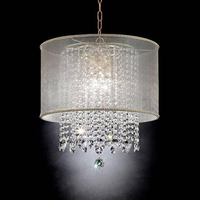 Ana Gold Ceiling, Floor & Table Lamp - Visions in Furniture (La Mirada, CA)