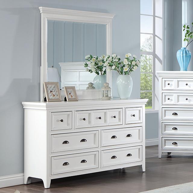 CASTILE Dresser, White - Visions in Furniture (La Mirada, CA)