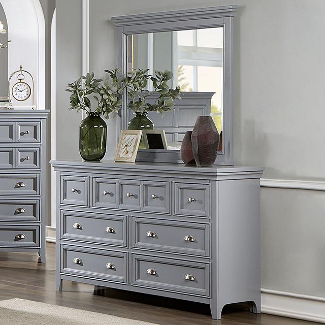 CASTLILE Dresser, Gray - Visions in Furniture (La Mirada, CA)