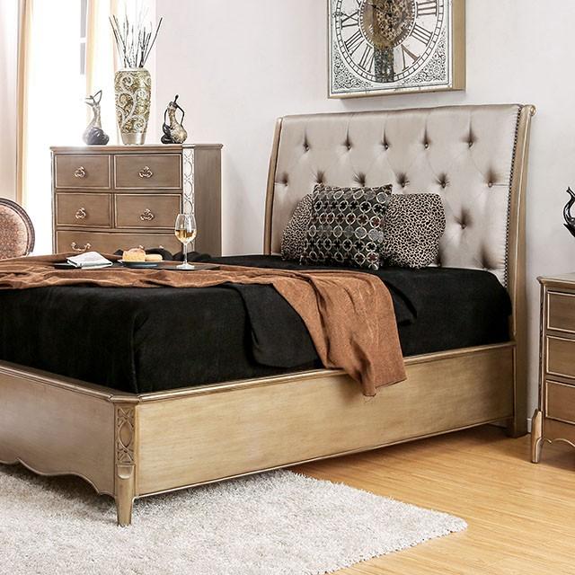 Celine E.King Bed - Visions in Furniture (La Mirada, CA)