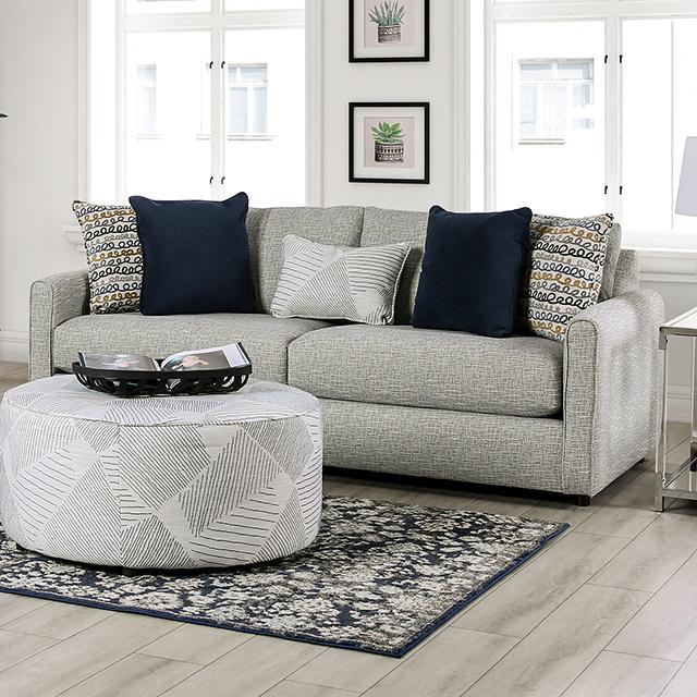 CHANCERY Sofa, Gray/Navy - Visions in Furniture (La Mirada, CA)