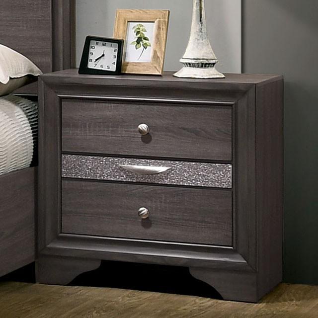 Chrissy Gray Night Stand - Visions in Furniture (La Mirada, CA)