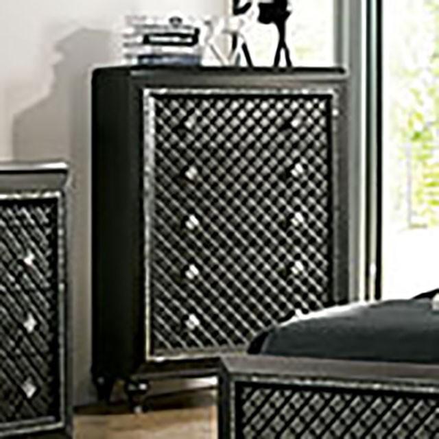 Demetria Metallic Gray Chest - Visions in Furniture (La Mirada, CA)