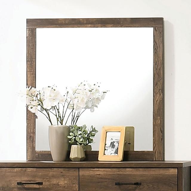 DUCKWORTH Mirror, Light Walnut - Visions in Furniture (La Mirada, CA)