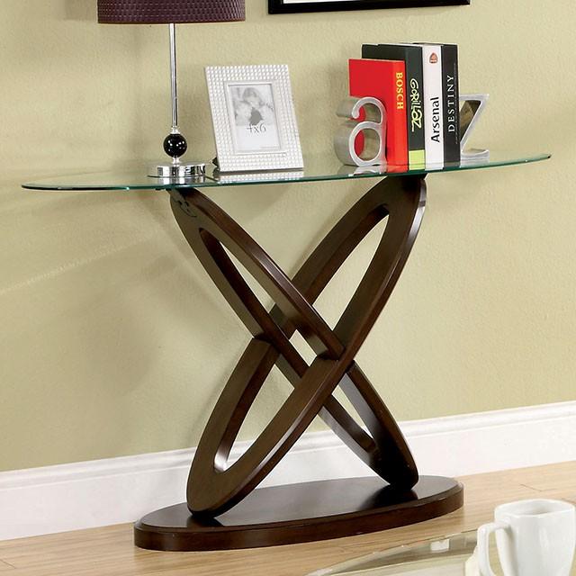 Atwood II Dark Walnut Sofa Table - Visions in Furniture (La Mirada, CA)