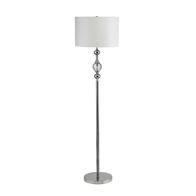 Emi White Floor Lamp - Visions in Furniture (La Mirada, CA)