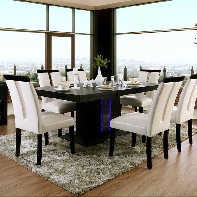 Evangeline 7 Pc Dining Table Set - Visions in Furniture (La Mirada, CA)
