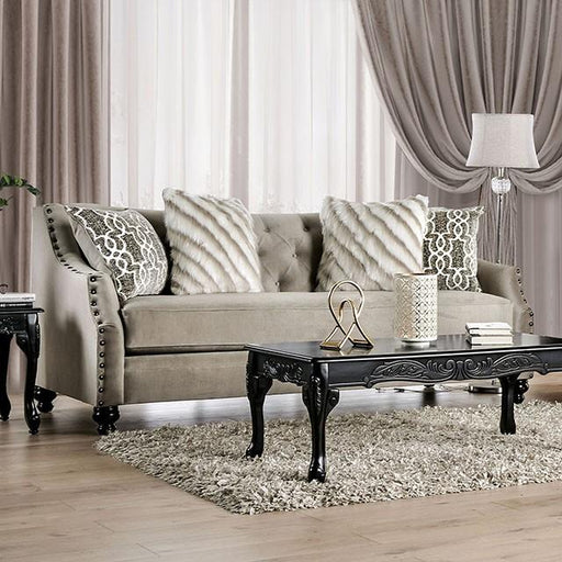 Ezrin Light Brown Sofa - Visions in Furniture (La Mirada, CA)