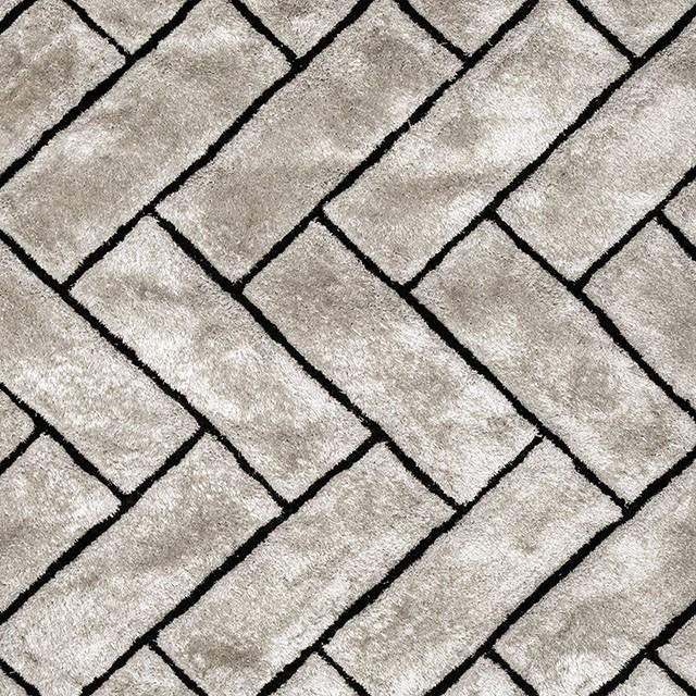 Fermont Gray 5' X 8' Area Rug - Visions in Furniture (La Mirada, CA)