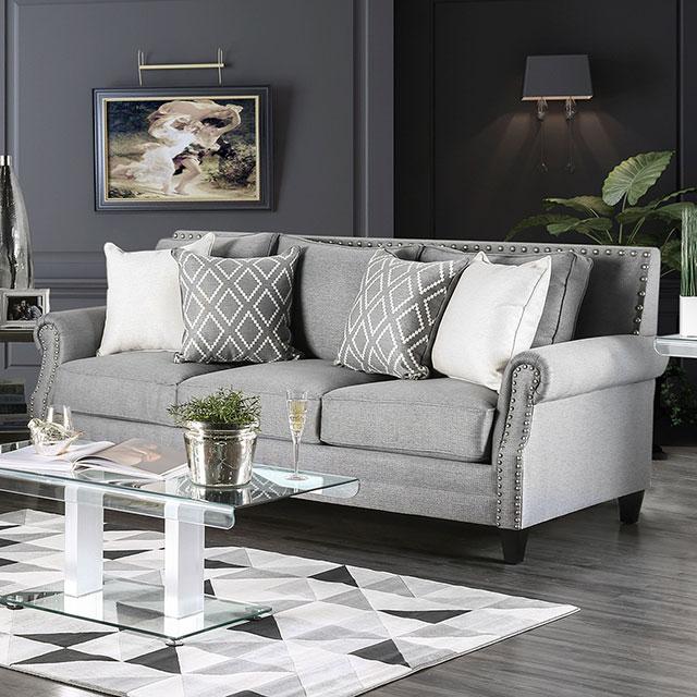 Giovanni Gray Sofa - Visions in Furniture (La Mirada, CA)