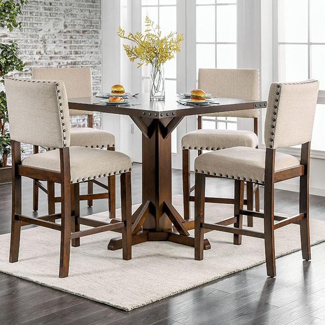 Glenbrook 5 Pc Counter Ht Table Set - Visions in Furniture (La Mirada, CA)