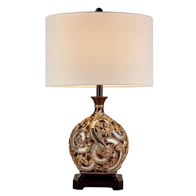 Guadalupe Gold/Brown 29.5"H Golden Brown Table Lamp - Visions in Furniture (La Mirada, CA)