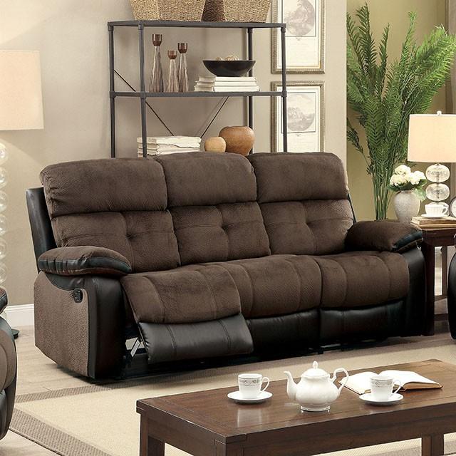Hadley I Brown/Black Sofa - Visions in Furniture (La Mirada, CA)