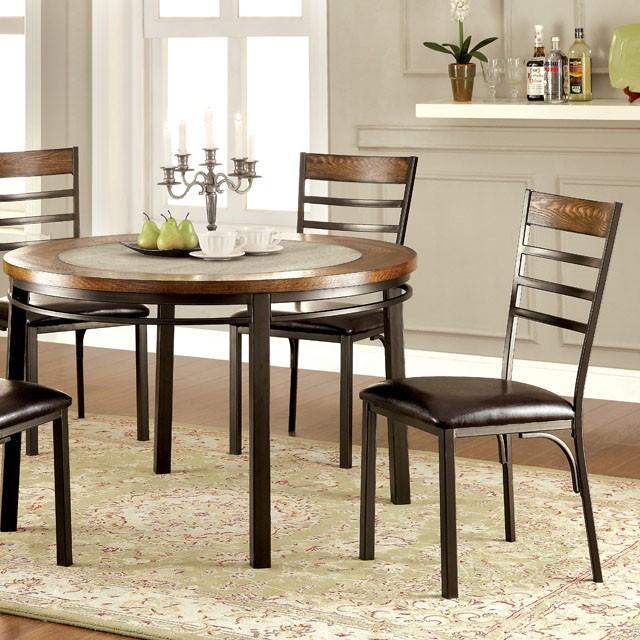 Hailey Round Dining Table - Visions in Furniture (La Mirada, CA)