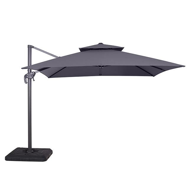 Hero 10 Ft Square Umbrella w/ Double Top + 37" Large Base - Visions in Furniture (La Mirada, CA)