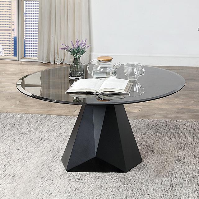 BISHOP Coffee Table, Black/Gray - Visions in Furniture (La Mirada, CA)