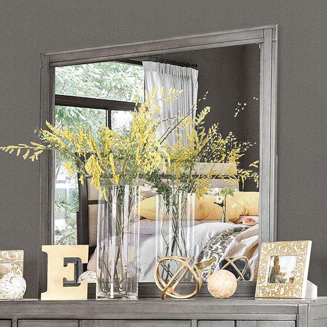 Berenice Gray Mirror - Visions in Furniture (La Mirada, CA)