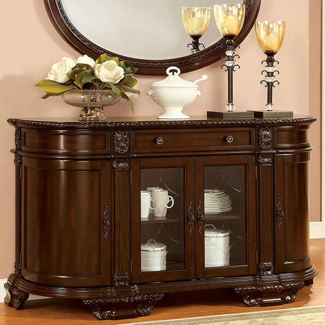 Bellagio Brown Cherry Server - Visions in Furniture (La Mirada, CA)