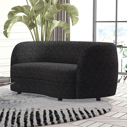 VERSOIX Loveseat, Black - Visions in Furniture (La Mirada, CA)