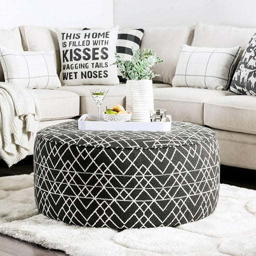Patricia Black/Pattern Ottoman - Visions in Furniture (La Mirada, CA)
