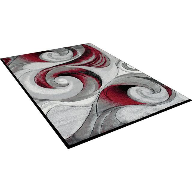 Niksar Red 5' X 7' Area Rug - Visions in Furniture (La Mirada, CA)