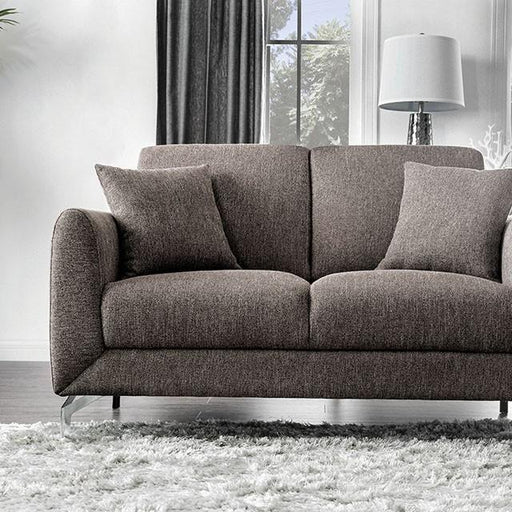 LAURITZ Loveseat, Brown - Visions in Furniture (La Mirada, CA)