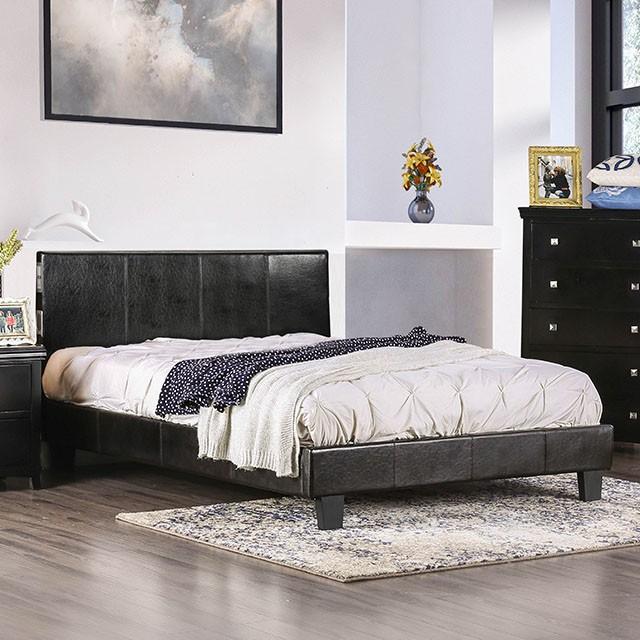 Evans Bed Espresso & Pink - Visions in Furniture (La Mirada, CA)