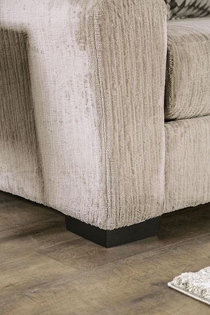 Eastcote Sectional Gray - Visions in Furniture (La Mirada, CA)