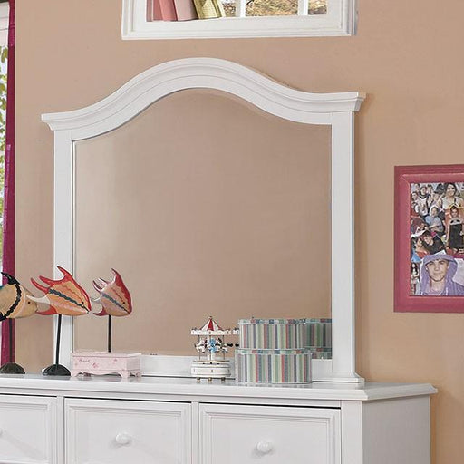 OLIVIA White Mirror - Visions in Furniture (La Mirada, CA)