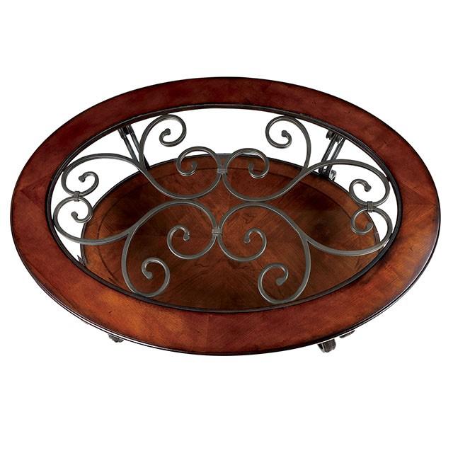 MAY Brown Cherry Coffee Table - Visions in Furniture (La Mirada, CA)