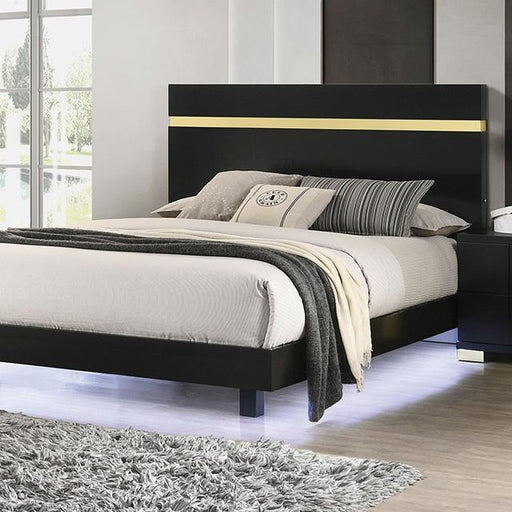 Lillestrom Bed Black - Visions in Furniture (La Mirada, CA)