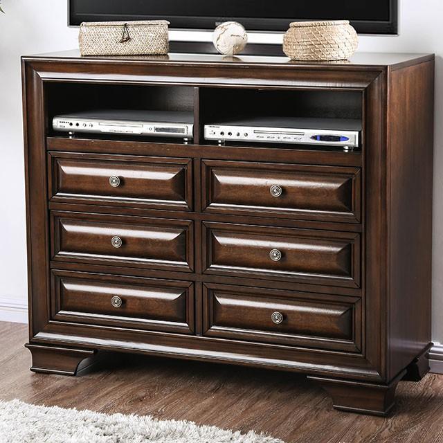 Brandt Brown Cherry Media Chest - Visions in Furniture (La Mirada, CA)