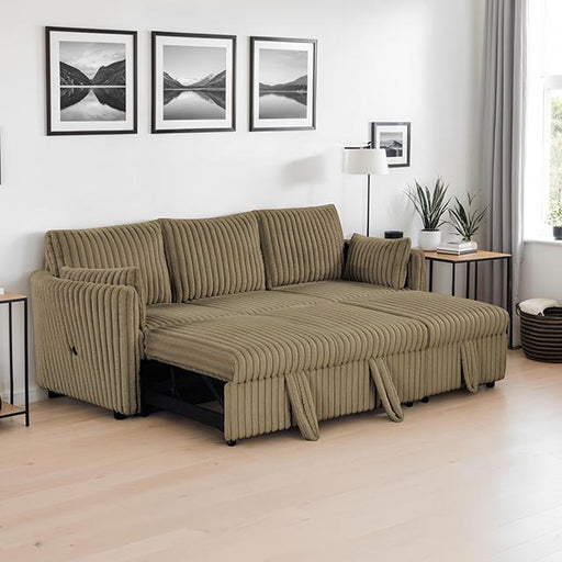 Denholme Sectional w/ Pull Out - Visions in Furniture (La Mirada, CA)