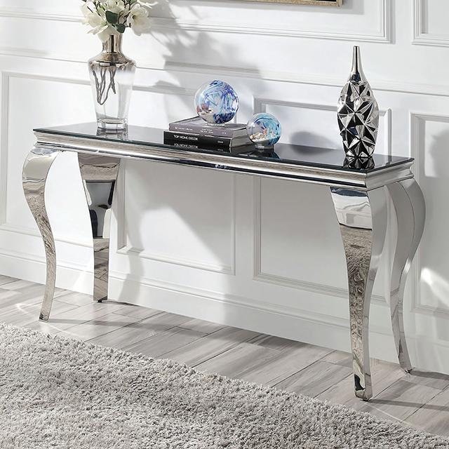 WETZIKON Sofa Table, Black - Visions in Furniture (La Mirada, CA)
