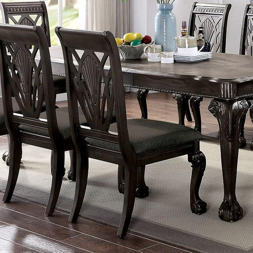 Petersburg Dark Gray Side Chair (2/CTN) - Visions in Furniture (La Mirada, CA)