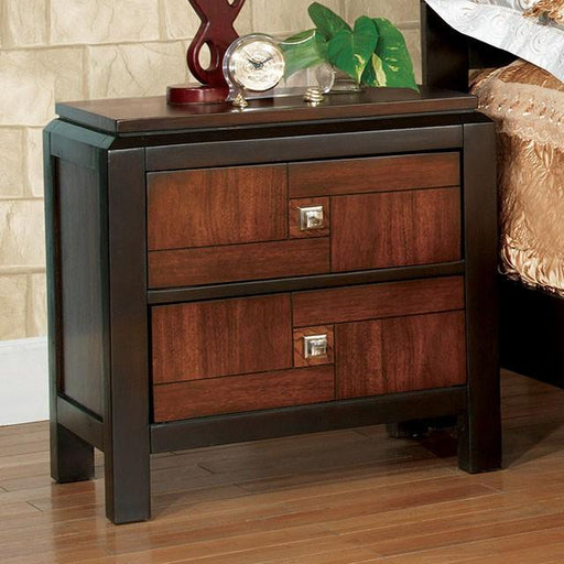 Patra Acacia/Walnut Night Stand - Visions in Furniture (La Mirada, CA)