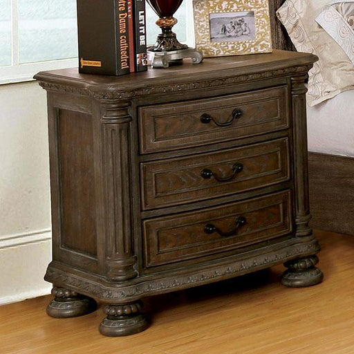 Persephone Rustic Natural Tone Night Stand - Visions in Furniture (La Mirada, CA)