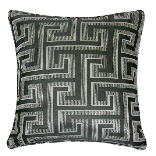 Macie Silver 20" X 20" Pillow, Silver - Visions in Furniture (La Mirada, CA)