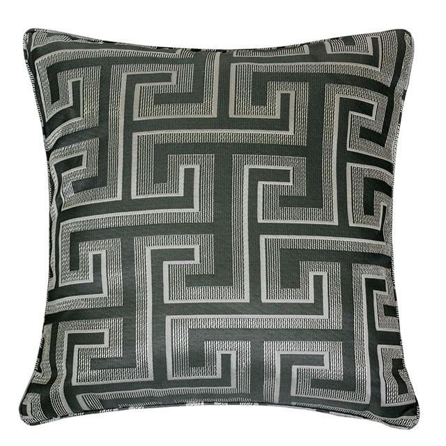 Macie Silver 20" X 20" Pillow, Silver - Visions in Furniture (La Mirada, CA)
