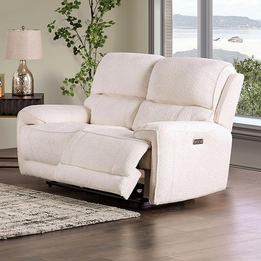 MORCOTE Power Loveseat, Beige - Visions in Furniture (La Mirada, CA)