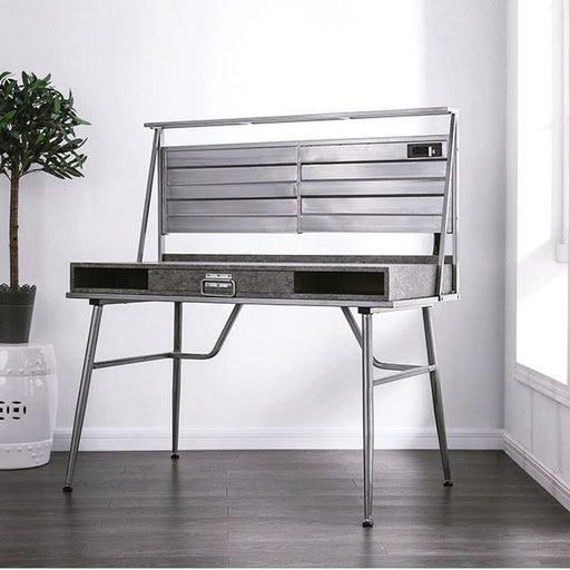 Mccredmond Silver Desk - Visions in Furniture (La Mirada, CA)