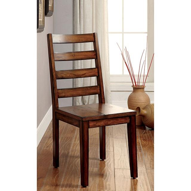 MADDISON Tobacco Oak Side Chair (2/CTN) - Visions in Furniture (La Mirada, CA)