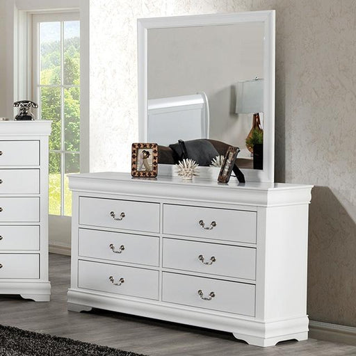 Louis Philippe Dresser White - Visions in Furniture (La Mirada, CA)