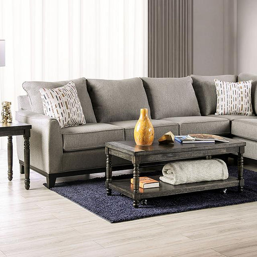 LANTWIT Sectional, Light Gray - Visions in Furniture (La Mirada, CA)