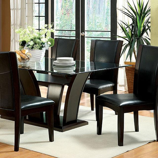 Manhattan I Brown Cherry Dining Table - Visions in Furniture (La Mirada, CA)