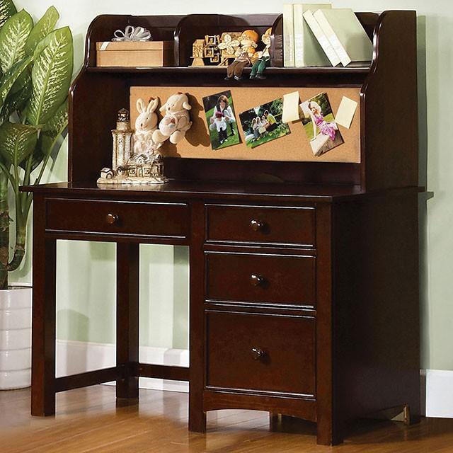 Omnus Dark Walnut Desk - Visions in Furniture (La Mirada, CA)