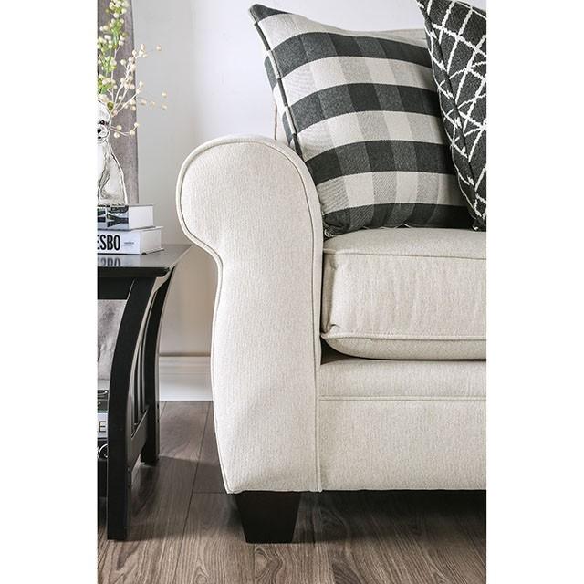 Patricia Ivory Sectional - Visions in Furniture (La Mirada, CA)