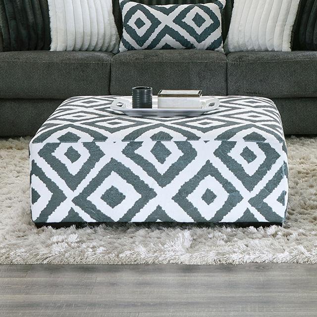 Loughton Ottoman - Visions in Furniture (La Mirada, CA)