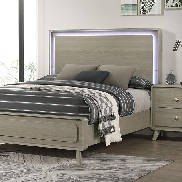 Rainier Queen Bedroom Set Gray - Visions in Furniture (La Mirada, CA)