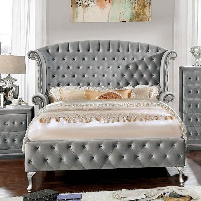 Alzir 4 & 5 Pc Queen Bedroom Set - Visions in Furniture (La Mirada, CA)